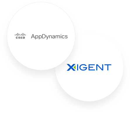 AppDynamics and ThousandEyes logos